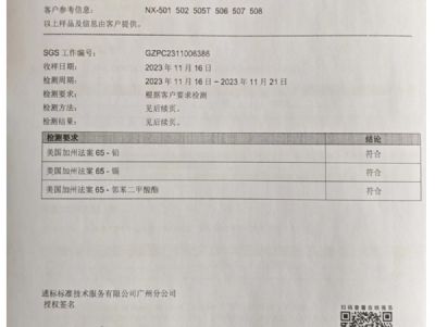 点击查看详细信息<br>标题：SGS 阅读次数：2110